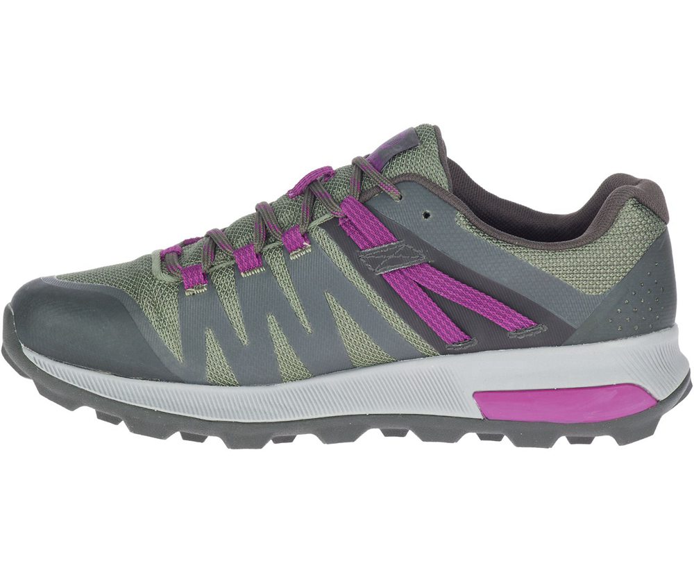 Merrell Hiking Shoes Olive - Zion FST Waterproof - Womens 97WBMUHDK
